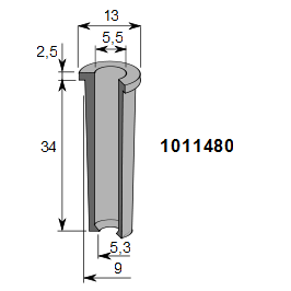 LVK TAIVUT.SUOJ. Ø 5.3 / 5.5 x 36 mm