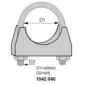 PAKOP. KIRISTIN M8 / Ø 40 mm