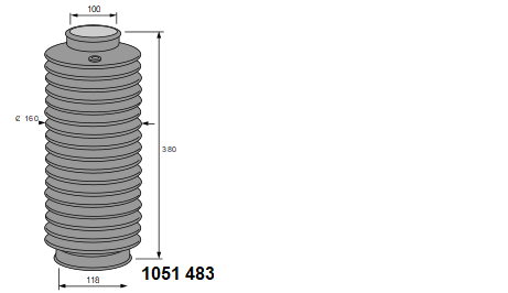 SUOJAKUMI Ø 100/118 x 380 mm - Image 2