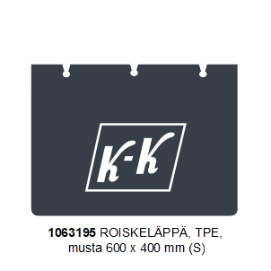 R-LÄPPÄ 600 x 400 mm TEKSTILLÄ, ILMAN