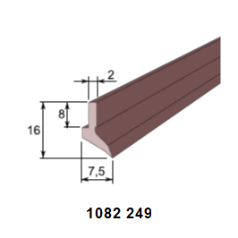 MUOTONAUHA TYÖSTÖKON. JOHTIMEEN, ~16 x 7