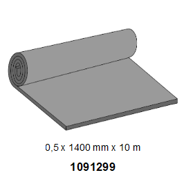KUMILEVY NITRIILI NBR 0.5 mm SATYR PR, - Image 2
