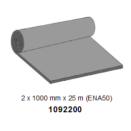 SOLUKUMILEVY EPDM ENA50, 2 mm x 1000 mm - Image 2