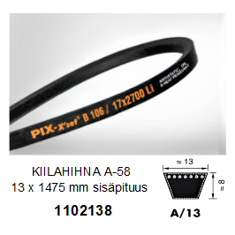 KIILAHIHNA A-58 / 13 x 1475 mm Li - Image 3