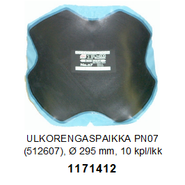 ULKOR. PAIKKA PN 07, Ø 295 mm