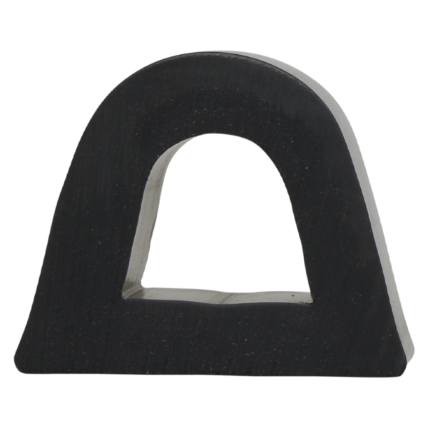 LAITURIPUSKURI D, 94 x 114 mm, MUSTA EPDM
