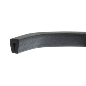 SOLUKUMINAUHA U 3/9x13 mm, EPDM MUSTA
