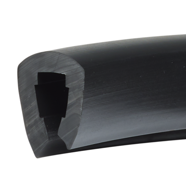 PVC-TÖRMÄYSLISTA T-558, MUSTA