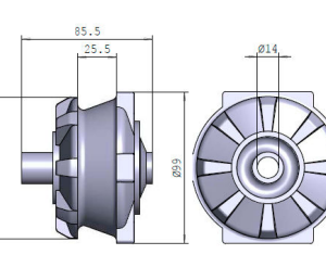 FORD SCORPIO ALUSTANHELA O.E. 6141919
