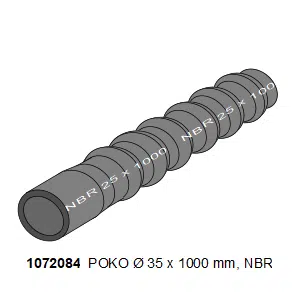 POLTTOAINELETKU POKO (NBR), Ø 35 mm x 1 m - Image 2