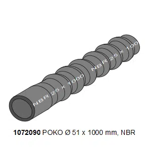 POLTTOAINELETKU POKO (NBR) Ø 51 mm x 1 m - Image 2