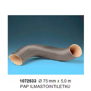 ILMASTOINTILETKU PAP Ø 75 mm x 5 m - Image 2