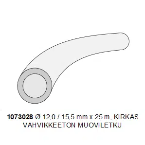 MUOVILETKU KIRKAS, TAV. Ø12 mm (12/15.5) - Image 2