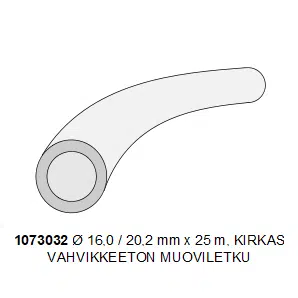 MUOVILETKU KIRKAS, TAV. Ø16 mm (16/20.2) - Image 2