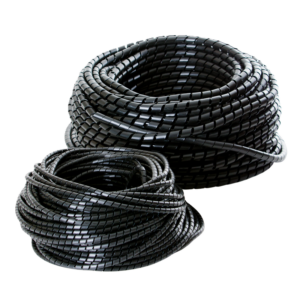 SIDONTASPIRAALI Ø 15/18 mm, MUSTA PE