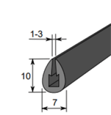 REUNANAUHA KORK. 9.6 mm, TPE 90 °ShA, - Image 2