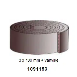 KUMISOIRO NR/SBR 3mm x VAHV. LEV. 130mm - Image 2
