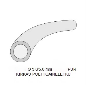 BENSIINI-/ÖLJYLETKU PUR KIRKAS Ø 3.0 / - Image 3