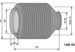 SUOJAKUMI Ø33 / 60 x 130 mm (100/250 mm)