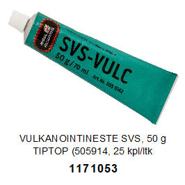 175g Tip Top Vulkanisierflüssigkeit mit Pinseldeckel SVS-Vulc Cement >5059190< 
